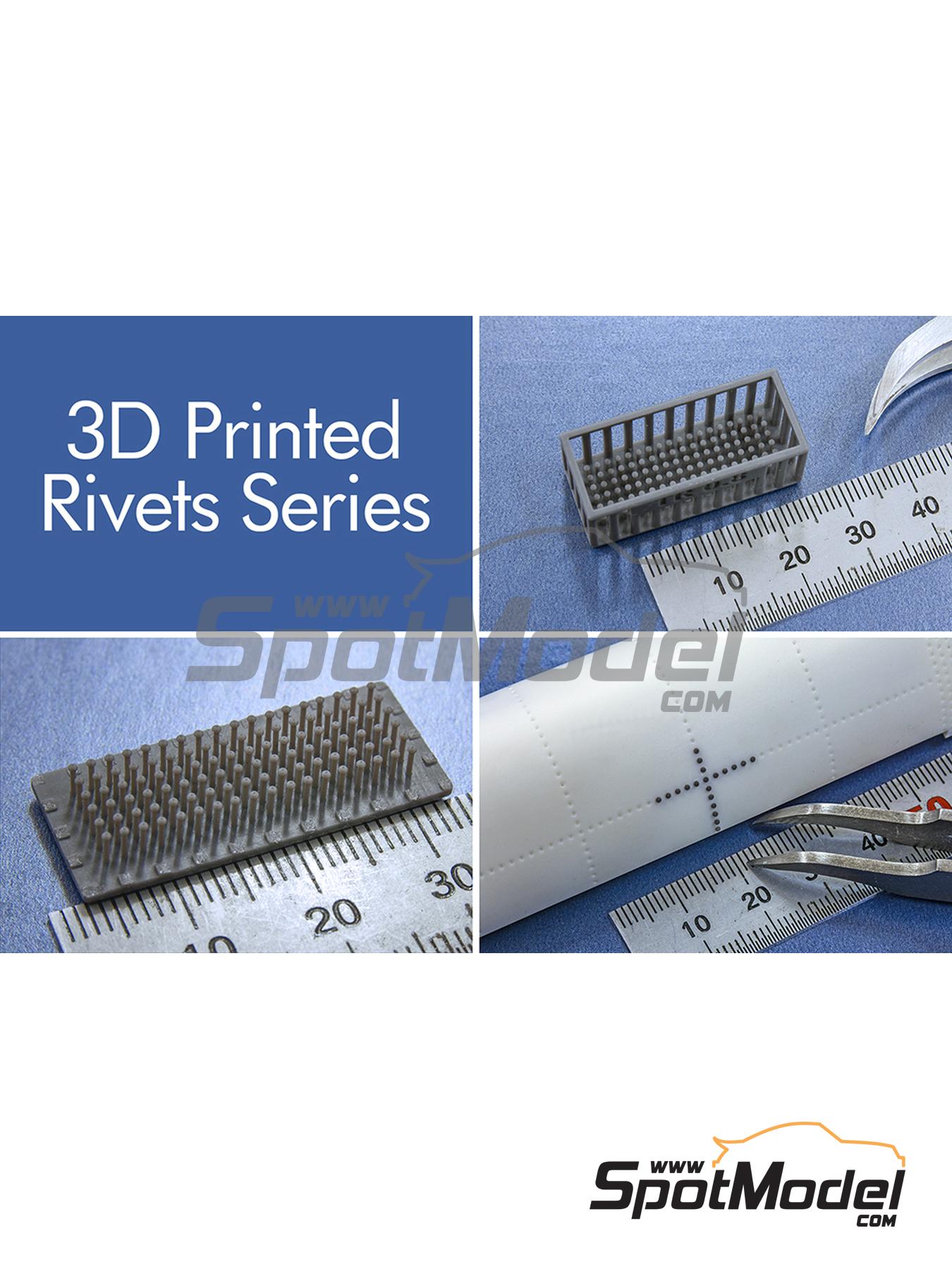 Model Factory Hiro P1188: Rivets 1/12 scale - Ferrari 158F1